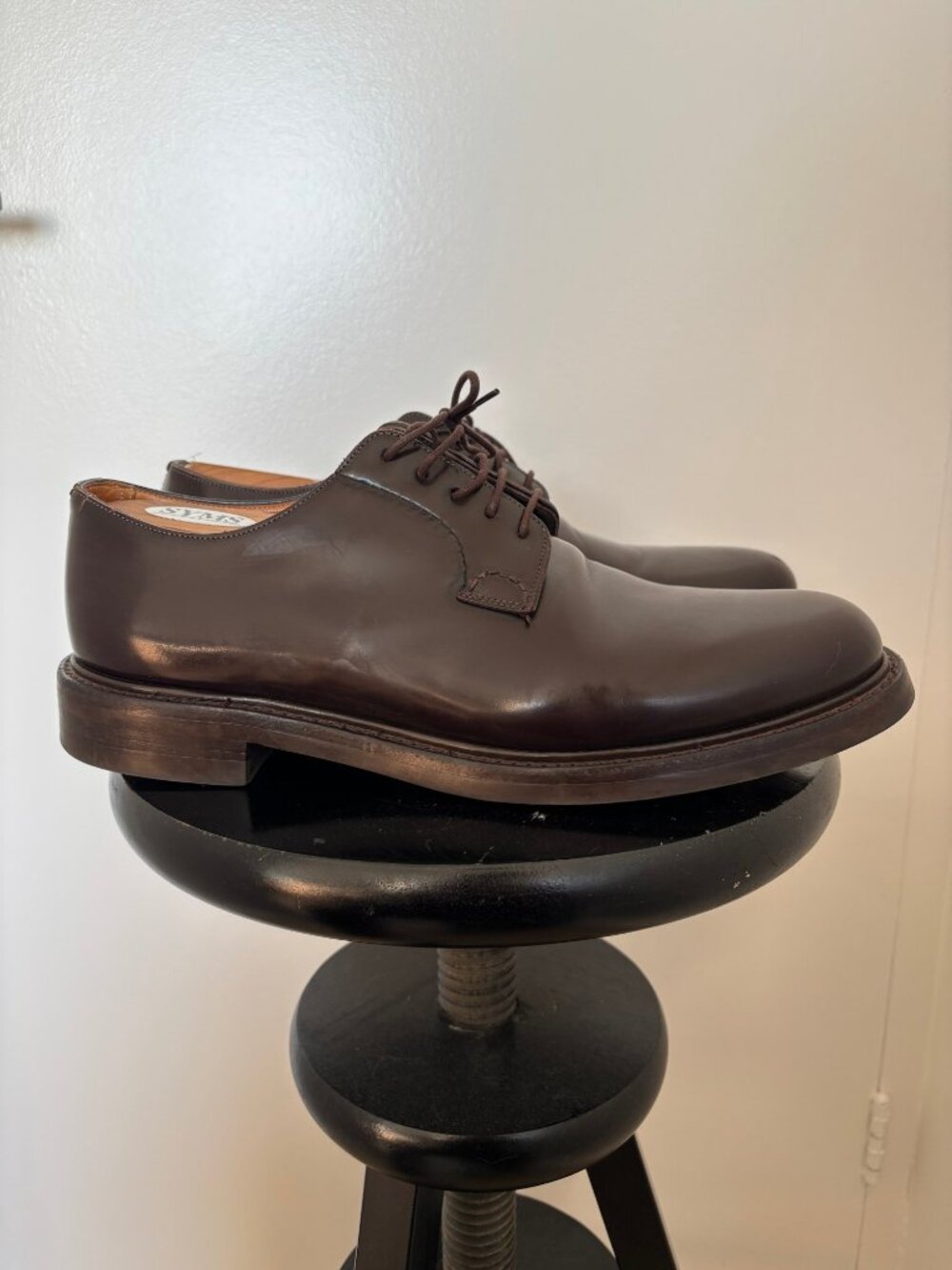 Church's Shannon Brown Polished Binder Derby Dress Shoes Made in England 10 D